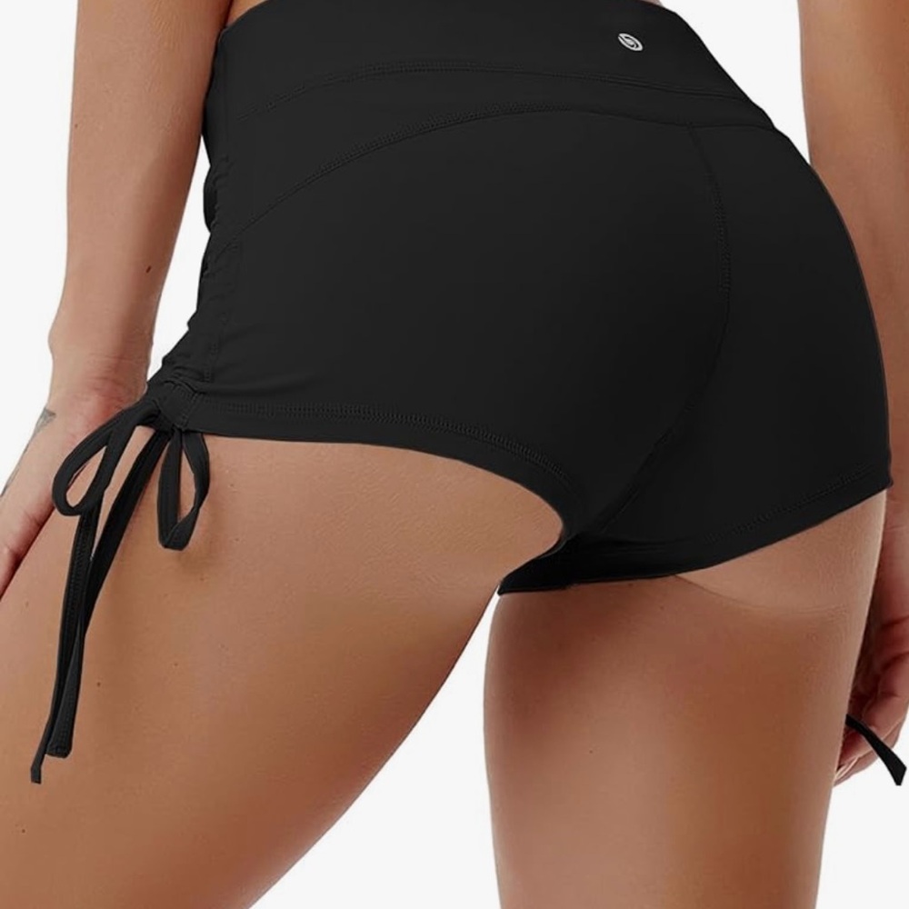 BRAND NEW Women's Black Athletic/Yoga Shorts